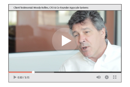 Client Testimonial: Woody Rollins, CFO & Co-Founder Appscale Systems